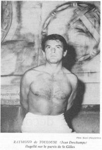 Jean Deschamps dans le rôle de Raymond VI de Toulouse.