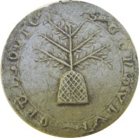 Sceau de la communauté de Montolieu, 1303.