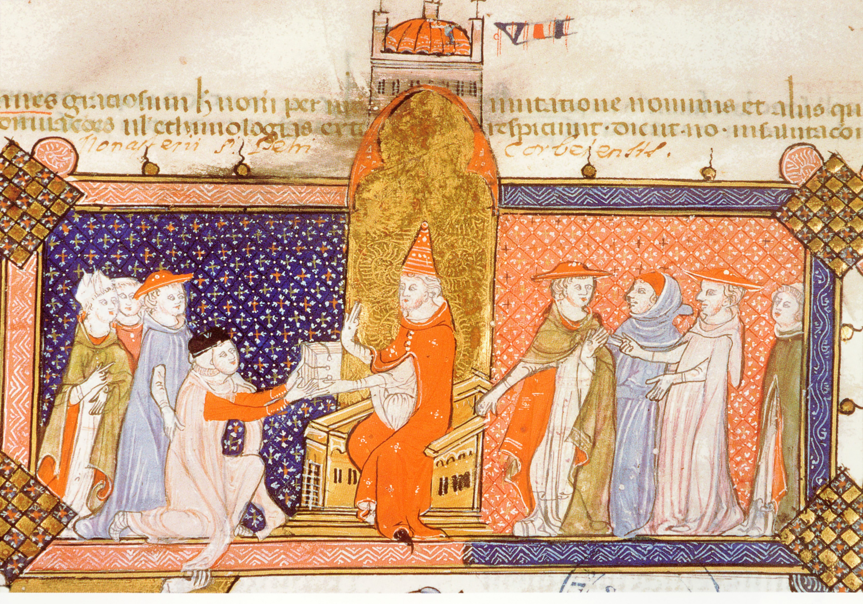 Clément V et cardinaux